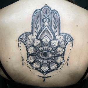 Done by Andy van Rens - Resident Artist.                       #tat #tatt #tattoo #tattoos #amazingtattoo #ink #inked #inkedup #amazingink #hamsa #hamsatattoo #backpiece #ornamental #ornamentaltattoo #eye #black #white #tattoolovers #inklovers #art #culemborg #netherlands