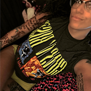 Tattoos rock &roll and 0 fucks given 😎 #tattoos #sleevetattoo #forearmtattoo #quotetattoo #thightattoo 