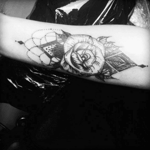 #lovethis #rose #tattoo #myfirst