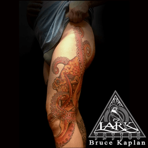Tattoo by Lark Tattoo artist/owner Bruce Kaplan. See more of Bruce's work here: http://www.larktattoo.com/long-island-team-homepage/bruce/#octopus #octopustattoo #legtattoo #colortattoo #giantpacificoctopus #giantpacificoctopus #tattoo #tattoos #tat #tats #tatts #tatted #tattedup #tattoist #tattooed #tattoooftheday #inked #inkedup #ink #tattoooftheday #amazingink #bodyart #tattooig #tattoosofinstagram #instatats  #larktattoo #larktattoos #larktattoowestbury #westbury #longisland #NY #NewYork #usa #art  