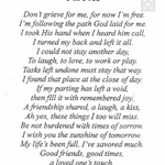 #poem #death#sadness my brother an sister an i read this at my moms funeral i want this on my lower left leg 