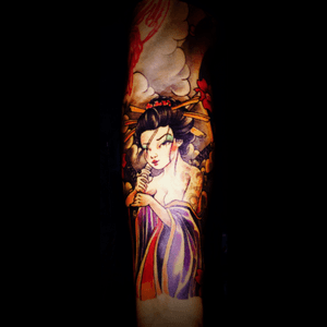 My Geisha. Because woman can be beautifil but deadly. #Geisha #sexy #japanestattoo 