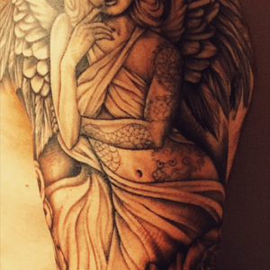 #angel #shoulder #arm #wings 