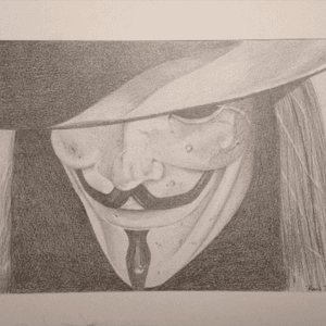 V for Vendetta #VforVandetta #V #pencildrawing #realistic 