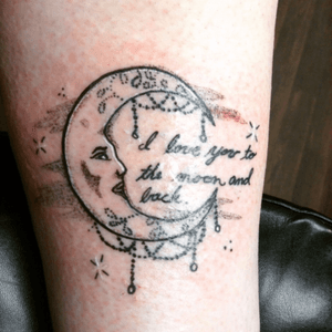 Tattoo done I did for my wife. She is always saying this to our boys.
