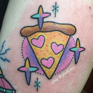 Heart pizza tattoo #Pizza #Heart 