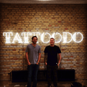Tattoodo guys and the new sign!@Caspar and @johanplenge 