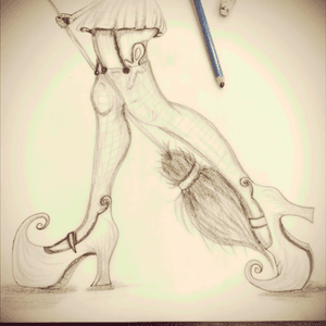 Originally made by me 🌹🤘🏻 #witch #sketch #tattooshop 