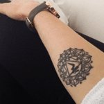 #chakra #manipura #tattoo #forearm #womentattoo 