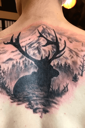 Northwest scenery with Mt Hood. Cover up piece #pnw #pdx #bng #bnginksociety #elk