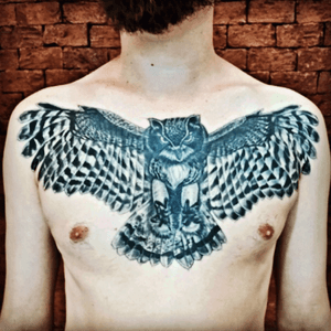 Cicatrizada. @robsonmaxtattoo #tattoo #tattoogeneration #corujatattoo #ink #inked #tattoobrasil #tattoodobabes 