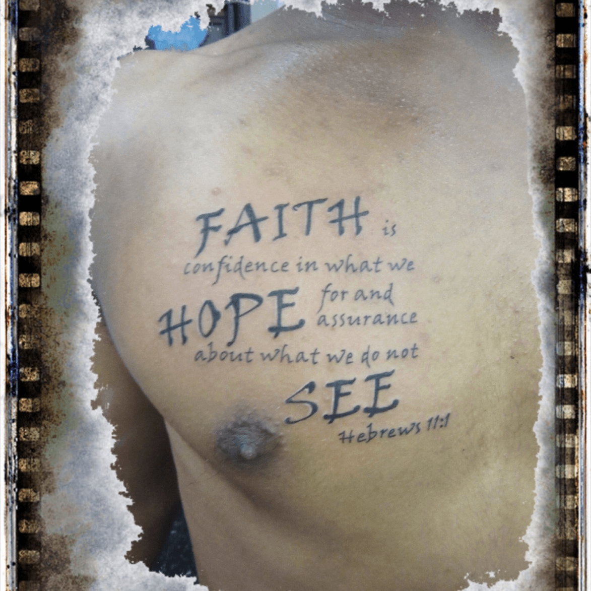 Hebrews 111 tattoo  Future tattoos Tattoos I tattoo