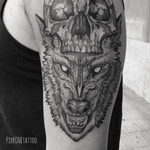 #tattoo #tattoos #wolftattoo #tattooed #tattooart #tattooartist #ink #blackwork #pirr #sicily #skull #skulltattoo #tattooitalia 