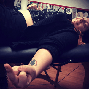 Getting my mario mushroom tattoo