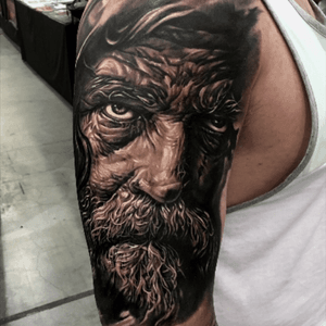 Viking tattoo, Antonio Proietti, italian tattoo artist.
