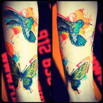  #kaonetattoo #thebestspaintattooartists #tattooed #inked #ink #tatts #instatattoo #illustration #tattoocolours #tattooartist #colourtattoo #spain #paintattoo #madrid #madridtattoo#planetasurtattoo #leganestattoo