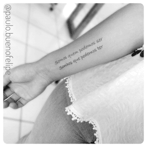 Tattoo Frase Los Hermanos By Paulo Bueno Psychedelic Tattoo #Bauru #megandreamtattoo #dreamtattoo #lettering #letteringtattoo #tattoodesign #tattooideias #ideias #tattoolovers #escrita #escritastattoo #delicate 