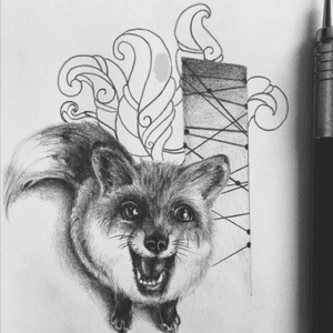 'If you invest wisely, the payoff might just surprise you' #fox #tattoosketch #tattoodesign #tattooidea #foxsketch #realism #neotraditional #foxdesign