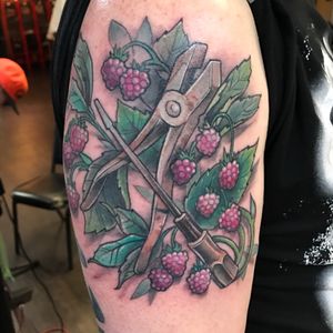 Piece by Erica Flannes at Red Rocket Tattoo NYC