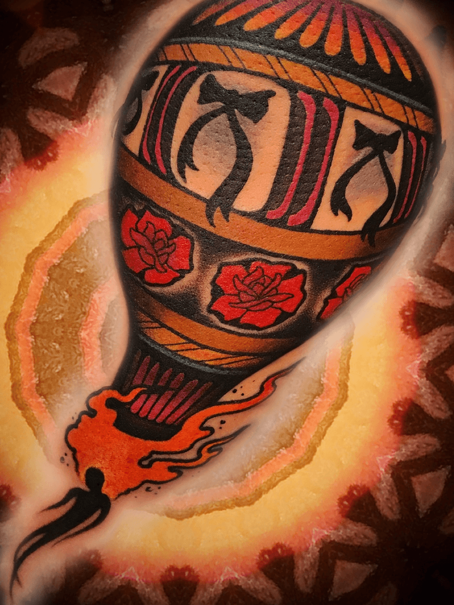 Tattoo Uploaded By Zach Fincher • Hot Air Balloon Sharpie Drawing By Zachariah Fincher • Tattoodo 9952