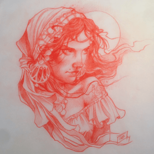 Gypsy sketch