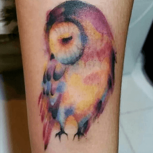 Beautiful Owl #watercolor #owl 