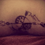 #compass #arrow #geometeric #clock