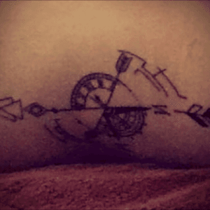 #compass #arrow #geometeric #clock