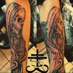 Santa muerte placaso 💀🙏🏼 work around it not mine, ty for looking 🍻🍸 #santamuerte #santamuertetattoo #miflakita #santero #sincaratatuajes #tattoo #tattoos #tattooed #tatuaje #tattooartist #tattooart #ink #inked #inkedgirls #inkedguys #skull #skulltattoo #reaper #candle #blackandgrey #blackandgreytattoo #bold #boldwillhold #arte #instagood #instatattoo #instapic