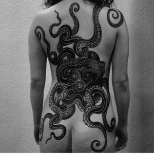Artist #AlexanderGrim #octopus #ocean #fish 