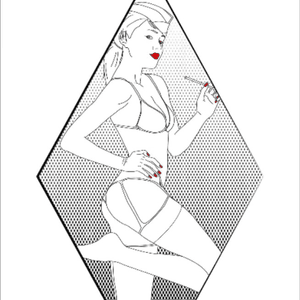 One the First in my Diamond Pin Up Girl collection 