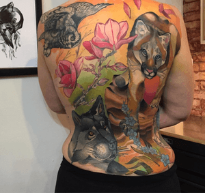 #animal #backpiece on a #awesome #zoo keeper.... some work already existed 
