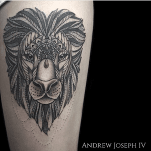 Ornate lion head by Andrew 