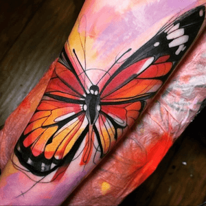 #butterfly #color #forearm #ivanatattooart @ivanatattooart #welove 