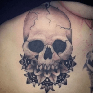 Tattoo inspo ♤#dreamtattoo #blackandgrey #flower #skull #candyskull #geometric #fineline #rose #watercolor #galaxy #minimalist