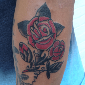 #rose#AmericanTraditional #tattoo 