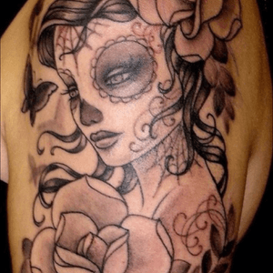 I would love to get a customized day of the living dead tattoo. Something similar to this. #dreamtattoo 