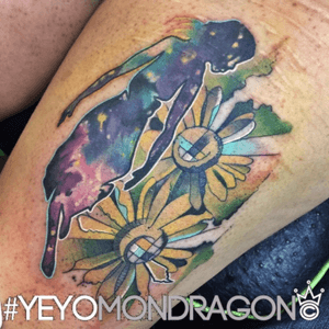 Something similar to this but with a boy silhouette. #dreamtattoo #mine #yeyomondragon #certifiedcustoms #denver 