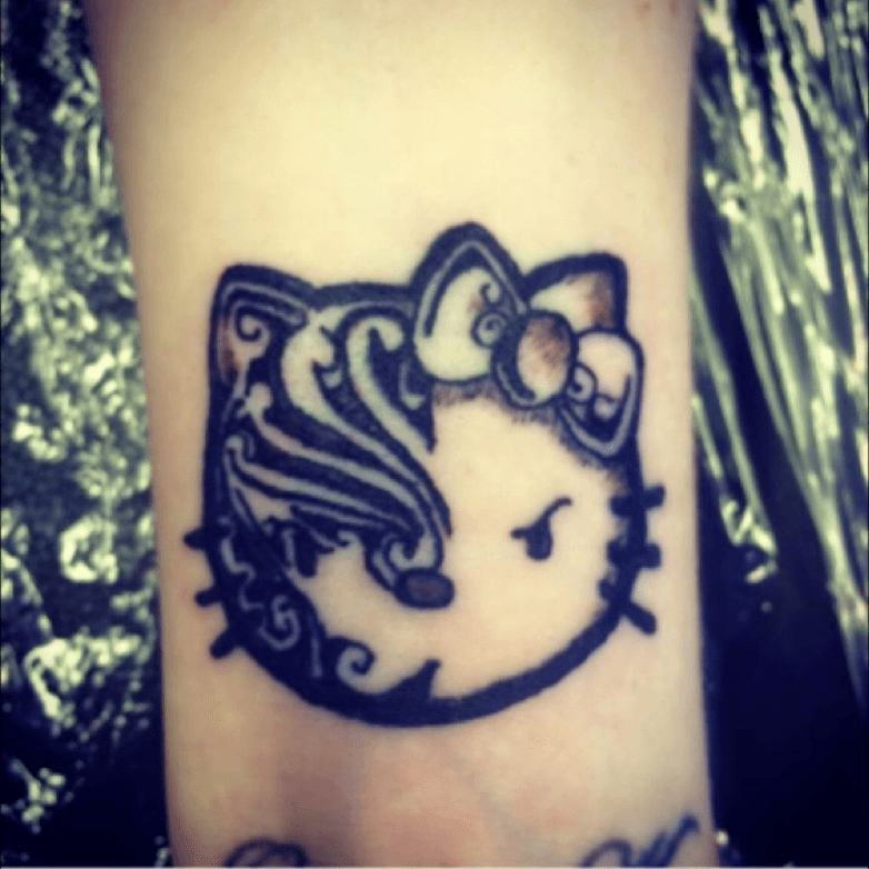 hello kitty creepy tattooTikTok Search