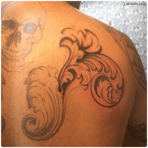 Tattoo - 30/12/2016 - #art #artwork #draw #drawing #design #desenho #ink #inked #paint #painting #tattooed #tattooing #tattooist #instatattoo #handcrafted #handmade #graphics #blackandgrey #skull #filigree #013 #nofilter #tattoodo #claudiocruz #progress