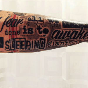 WWII sleeve by Brock Steven @ Rockstar Tattoo in West Allis, WI. 