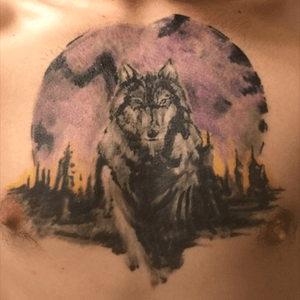 Bad ass wolf chest peice 