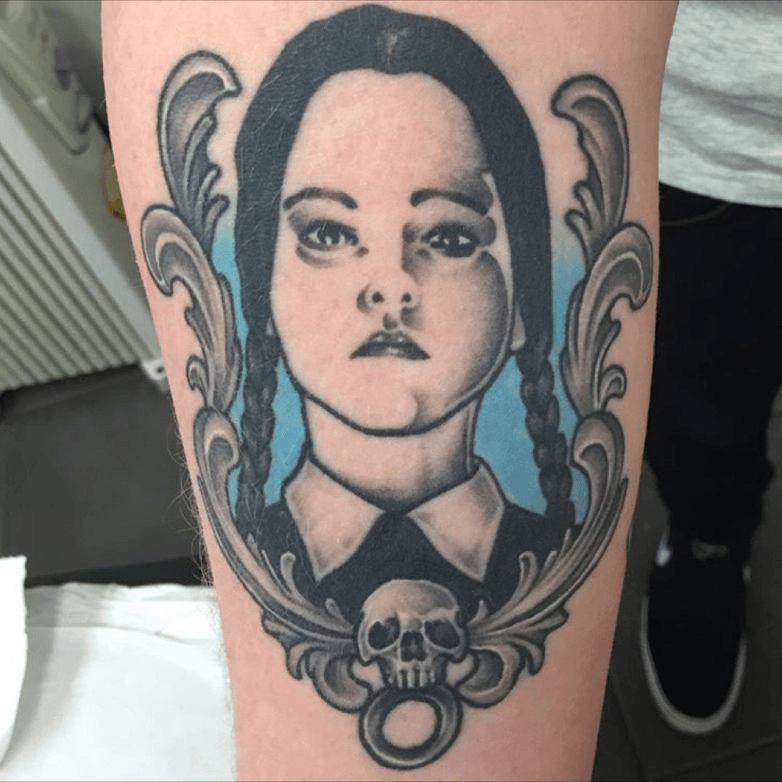 Addams Family Sleeve by Jin O TattooNOW