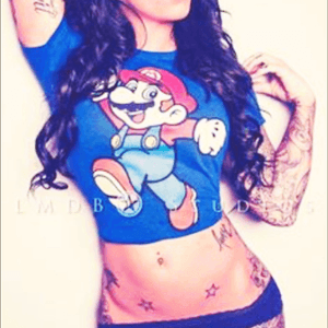 We all love a gamer girl😏 #tattoo #girl #sexy #gamertattoo 