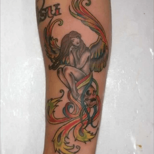 Tatuagem mulher fênix #fenix #woman #mulher #tattoo #tatuagem #tatuagemfenix #tattoofenix #jeffinhotattow 