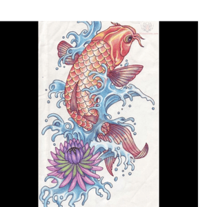 #megandreamtattoo  I'd love a Koi with water and a lotus flower... I'd be stoked to have megan design it and tattoo me!!