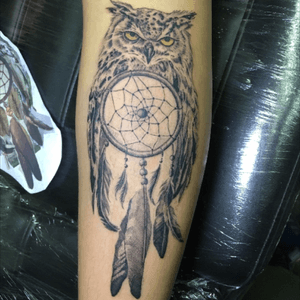 #owltattoo #owl #Tattoodo #derleytattoo #tatuagem #brasil #rj 