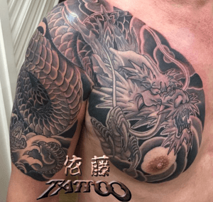 #dragontattoo #dragon #tattooart #tattooartist #chinesetattoo #japanesetattoo 