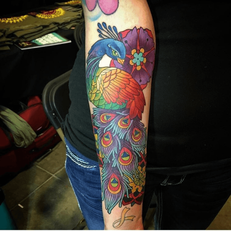 First tattoo Ocean Astronaut done by Chris Blinston guest starring at  Liberty Tattoo Fairbanks AK  rtattoos