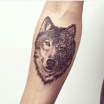 Tribal wolf tattoo #wolf 